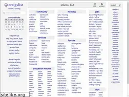 Sites similar to athensga.craigslist.org