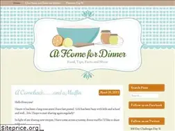 Sites similar to athomefordinner.wordpress.com