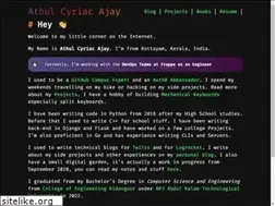 Sites similar to athulcyriac.in