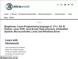 Sites similar to aticleworld.com