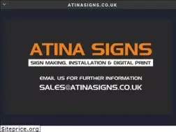 Sites similar to atinasigns.co.uk