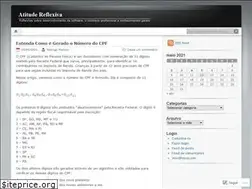 Sites similar to atitudereflexiva.wordpress.com