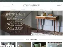 Sites similar to atkinandthyme.co.uk