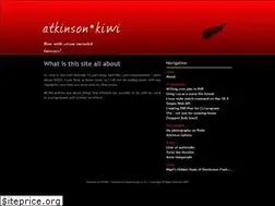 Sites similar to atkinson.kiwi