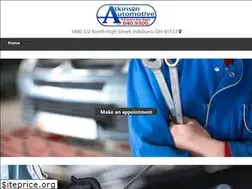 Sites similar to atkinsonautomotive.com