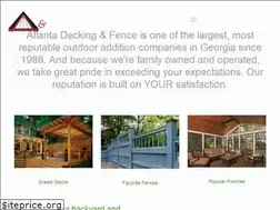 Sites similar to atlantadecking.com