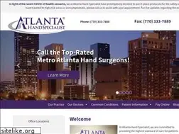 Sites similar to atlantahandspecialist.com