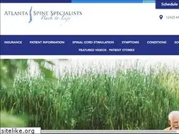 Sites similar to atlantaspinespecialist.com