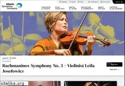 Sites similar to atlantasymphony.org