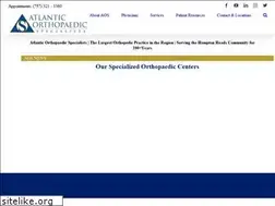 Sites similar to atlanticortho.com