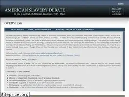 Sites similar to atlanticslaverydebate.stanford.edu