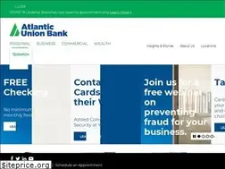Sites similar to atlanticunionbanksecure.com