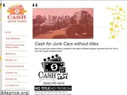 Sites similar to atlgacashforjunkcars.com