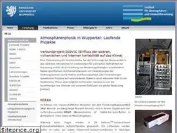 Sites similar to atmos.physik.uni-wuppertal.de