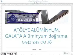 Sites similar to atolyealuminyumgalata.wordpress.com