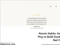 Sites similar to atomichabits.com
