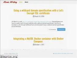 Sites similar to atomicwriting.com