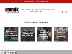 Sites similar to atomiknutrition.com