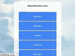 Sites similar to atomsmasher.com