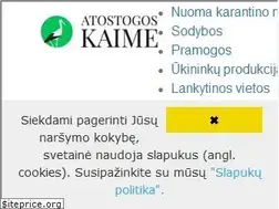 Sites similar to atostogoskaime.lt