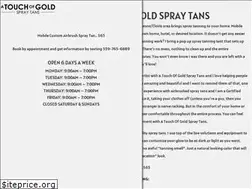 Sites similar to atouchofgoldtans.com