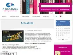 Sites similar to atouslivres.ch