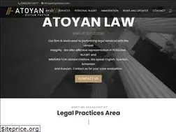 Sites similar to atoyanlaw.com