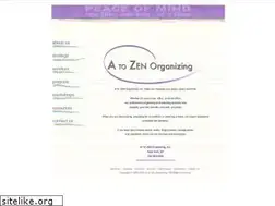 Sites similar to atozenorganizing.com