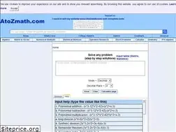 Sites similar to atozmath.com