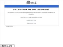 Sites similar to atoznotebook.com