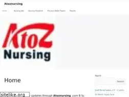 Sites similar to atoznursing.com