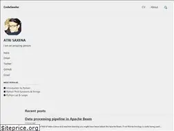 Sites similar to atrisaxena.github.io