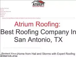 Sites similar to atriumroofing.com