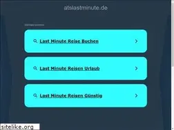 Sites similar to atslastminute.de