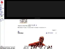 Sites similar to attackontitans.wikia.com