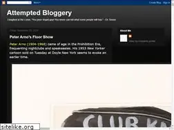 Sites similar to attemptedbloggery.blogspot.com