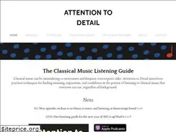 Sites similar to attentiontodetailpod.com