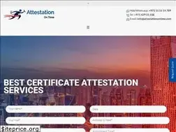Sites similar to attestationontime.com