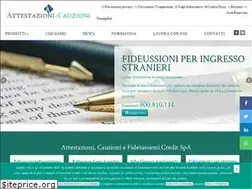 Sites similar to attestazioniecauzioni.it
