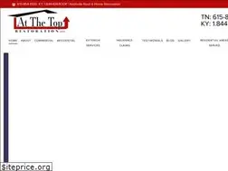 Sites similar to atthetopnashvilleroof.com