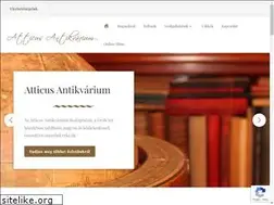 Sites similar to atticus-antikvarium.hu