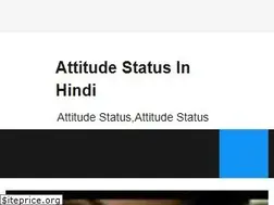 Sites similar to attitude-status-hindi.blogspot.com