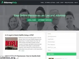 Sites similar to attorneyhelp.org