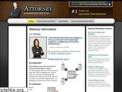 Sites similar to attorneyinformationsite.com