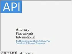 Sites similar to attorneyplacementsint.com