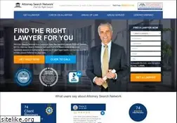 Sites similar to attorneysearchnetwork.com