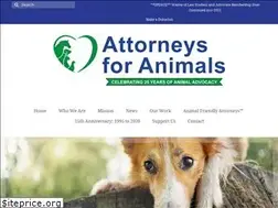 Sites similar to attorneysforanimals.org