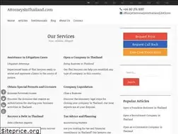 Sites similar to attorneysinthailand.com