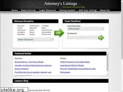 Sites similar to attorneyslistings.com