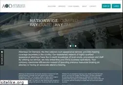 Sites similar to attorneysondemand.net